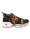 CHRISTIAN LOUBOUTIN 123 Run Leopard-Print Sneakers