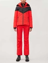 Fusalp Anne Faux-fur-trimmed And Chevron-quilted Jacket