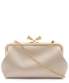 ANYA HINDMARCH Maud Tassel Satin Clutch Bag,5057865817033