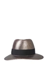 SAINT LAURENT FEDORA HAT,593746 3YD218000