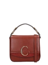 CHLOÉ CHLOE SMALL SHOULDER BAG IN BROWN LEATHER,11130113