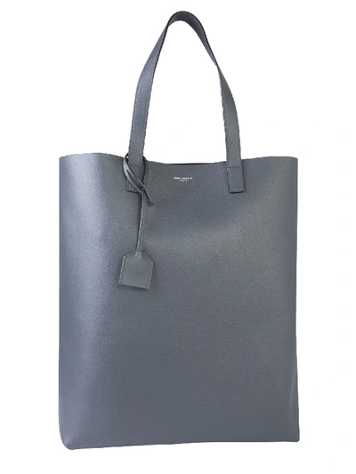 Saint Laurent Shopping Bag In Grigio