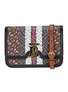 BURBERRY SMALL MONOGRAM STRIPE E-CANVAS TB BAG,11129373