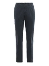 MONCLER BLUE COTTON TWILL CHINO TROUSERS,22ce5621-5e5f-6f6d-75c4-51ca57db3d21