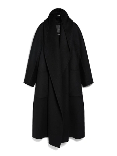 Max Mara Cashmere Coat In Black