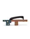 Visvim American Flag Greta Sandals In Black
