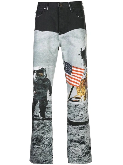 Calvin Klein Jeans Est.1978 Black Men's Moon Landing Jeans In Grey