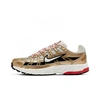 Nike P-6000 Metallic Leather And Mesh Sneakers In Yellow