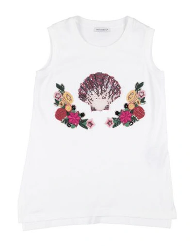 Dolce & Gabbana Babies' T-shirt In White