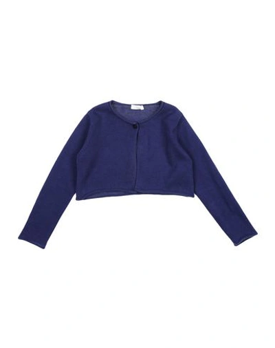 Il Gufo Cardigans In Dark Blue