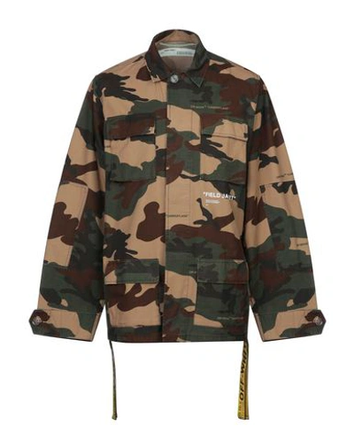 Off-white Jacket In Military Green