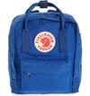 Fjall Raven 'mini Kanken' Water Resistant Backpack In Deep Blue