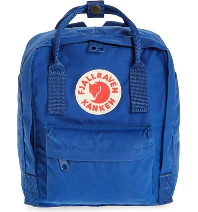 Fjall Raven 'mini Kanken' Water Resistant Backpack In Deep Blue