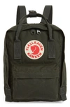 Fjall Raven Mini Kånken Water Resistant Backpack In Deep Forest