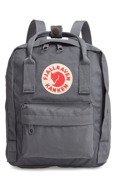 Fjall Raven Fjällräven Mini Kånken Water Resistant Backpack In Super Grey