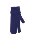 MAISON MARGIELA BLUE CASHMERE BLENDED WOOL GLOVES,11130764