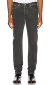 Apc Petite Standard Straight Leg Jeans In Gray