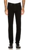Frame Modern Straight Jeans In Noir