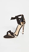 Alexandre Birman Clarita Leopard Print Sandals In Natural/testa Di Moro