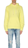 John Elliott Beach Loopback Cotton-jersey Hoodie In Volt
