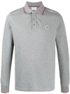 MONCLER LOGO PATCH POLO SHIRT