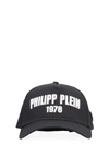 PHILIPP PLEIN EMBROIDERED BASEBALL CAP,11131410