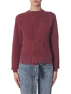Ben Taverniti Unravel Project Unravel Project Crew Neck Sweatshirt In Bordeaux