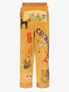 Bode Yellow Men's Multicolored Corduroy Pants In Brown