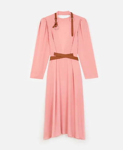 Stella Mccartney Pink Crepe Sable Dress