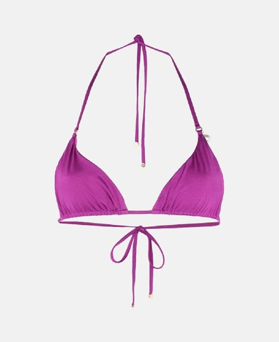 Stella Mccartney Purple Purple Bikini Top