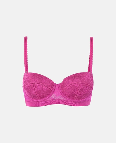 Stella Mccartney Purple Lina Longing Contour Plunge Bra