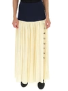 CHLOÉ Chloé Contrasting Panelled Pleated Maxi Skirt