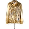 GOLDEN GOOSE GOLDEN GOOSE WOMEN'S GOLD LEATHER OUTERWEAR JACKET,G35WP035A3 M