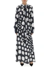 MARNI MARNI GRAPHIC PRINTED PUSSYBOW MAXI DRESS