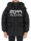 VALENTINO VALENTINO LOGO PRINTED OVERSIZE DOWN JACKET