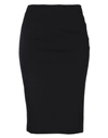 Emporio Armani Midi Skirts In Black