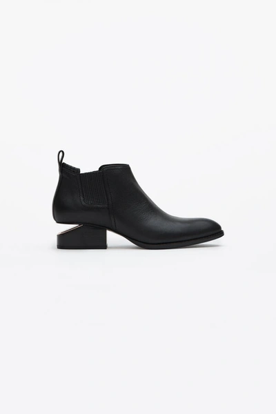 Alexander Wang Kori Bootie With Rose Gold In Black
