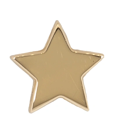 Andrea Fohrman Single Solid Gold Star Stud In Rosegold