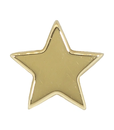 Andrea Fohrman Single Solid Gold Star Stud In Ylwgold