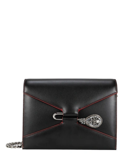 Alexander Mcqueen Pin Jewel Chain Strap Shoulder Bag