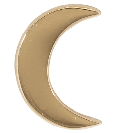 Andrea Fohrman Solid Gold Crescent Single Stud In Rosegold