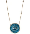 JACQUIE AICHE Opal and Diamond Eye Necklace