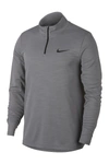 Nike Superset Dri-fit Quarter Zip Training Pullover In 056 Gunsmk/black