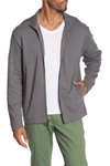 Tommy Bahama Ravello Jersey Zip Front Jacket In Carbon Gre