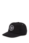 Levi's Patched Nylon Baseball Cap In Black
