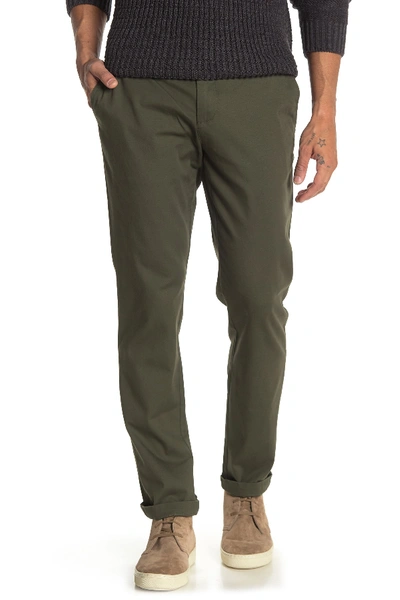 Original Penguin Solid Dobby Chino Pants In Forest Night