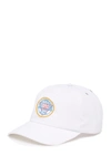 Levi's Patched Nylon Baseball Cap In White