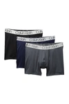 Calvin Klein Microfiber Boxer Briefs - Pack Of 3 In Jbc 1 Blk/ 1 Pc