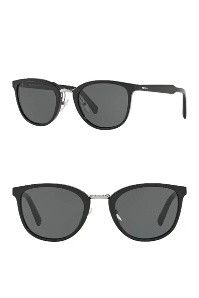 Prada Phantos 52mm Oversized Sunglasses In Black