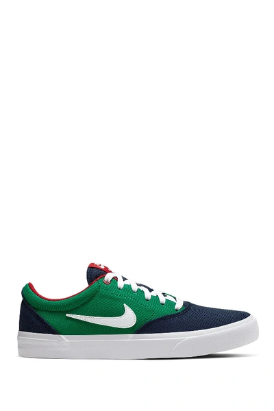 Nike Sb Charge Slr Sneaker In 401 Midnight Navy/white